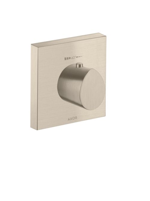 AXOR-HG-AXOR-Starck-Organic-Thermostat-HighFlow-120-120-Unterputz-Brushed-Nickel-12712820 gallery number 1